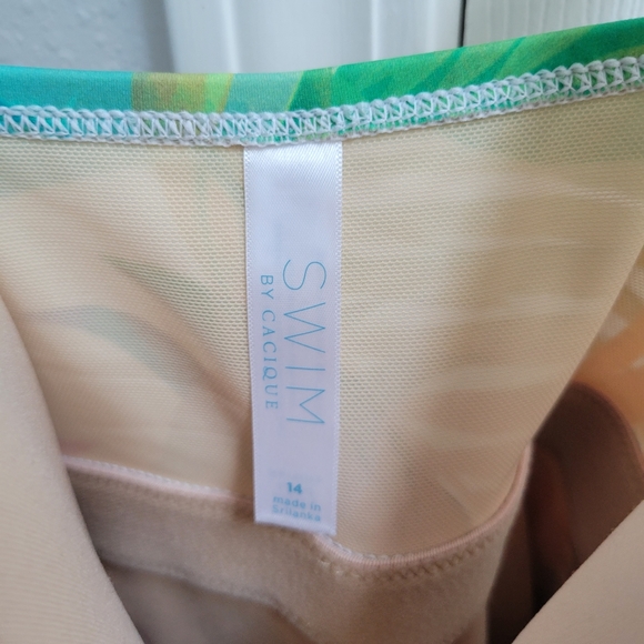 Floral Swim Dress - Picture 2 of 3